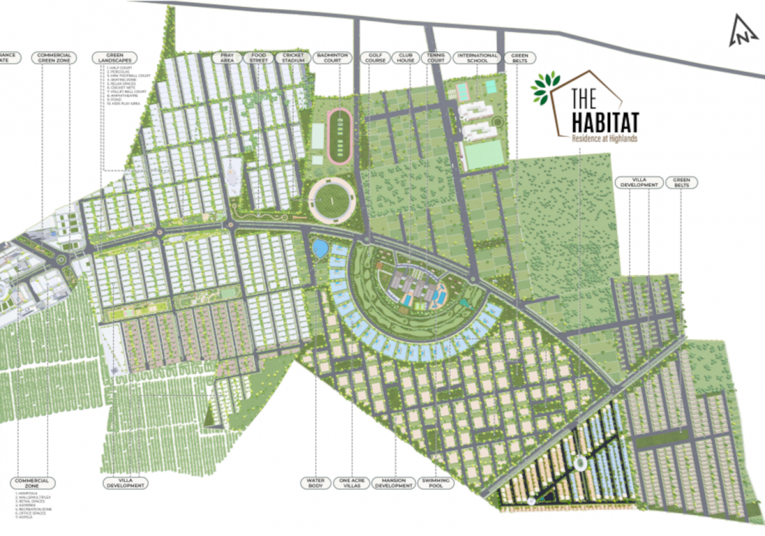  the habitat Master Plan