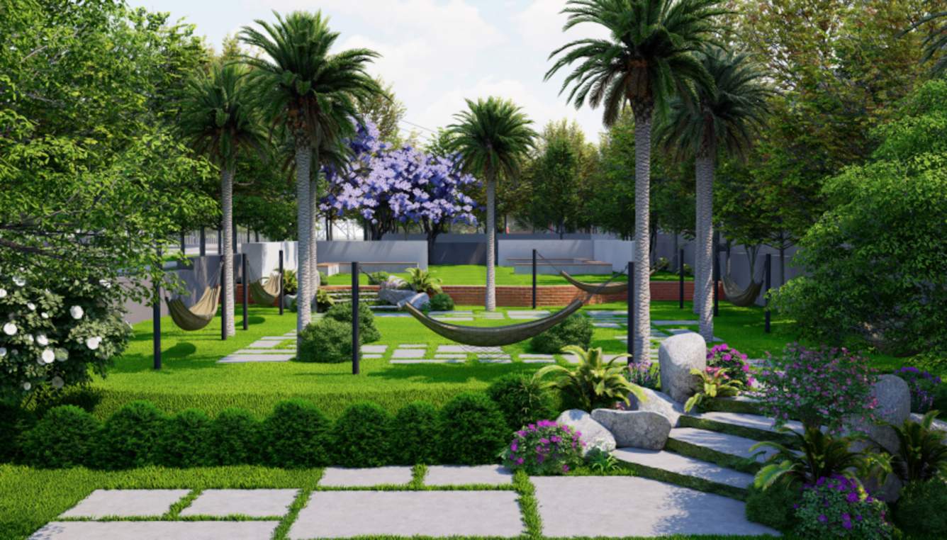  the habitat Landscaped Gardens