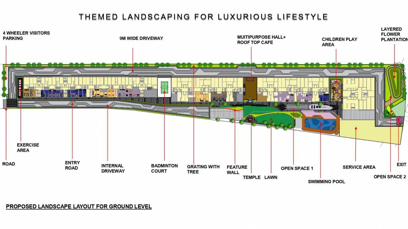  the midas residences Layout Plan
