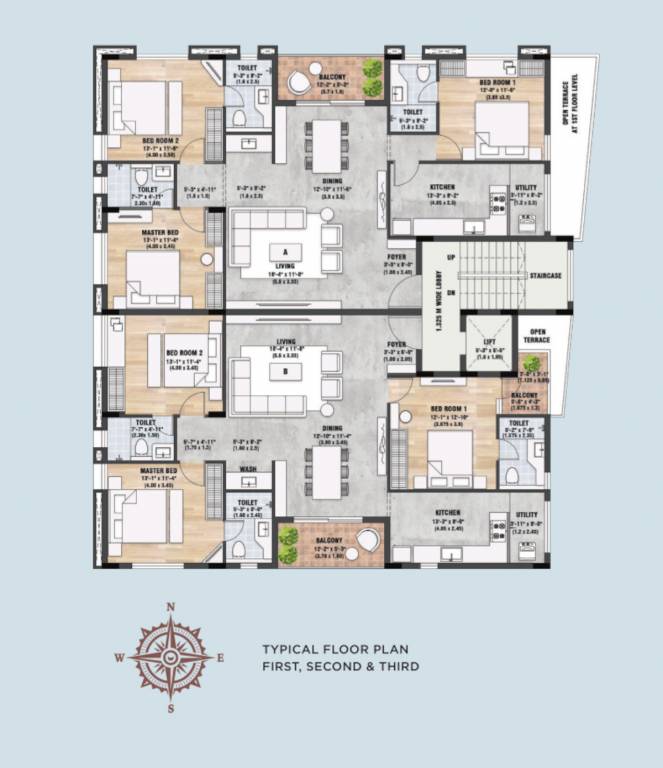  cynthia Cynthia Cluster Plan from 1st to 3rd Floor