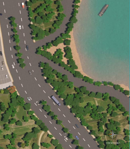  sommet Internal Roads & Footpaths