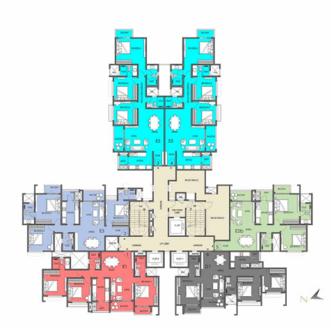  aston-park Tower A Cluster Plan
