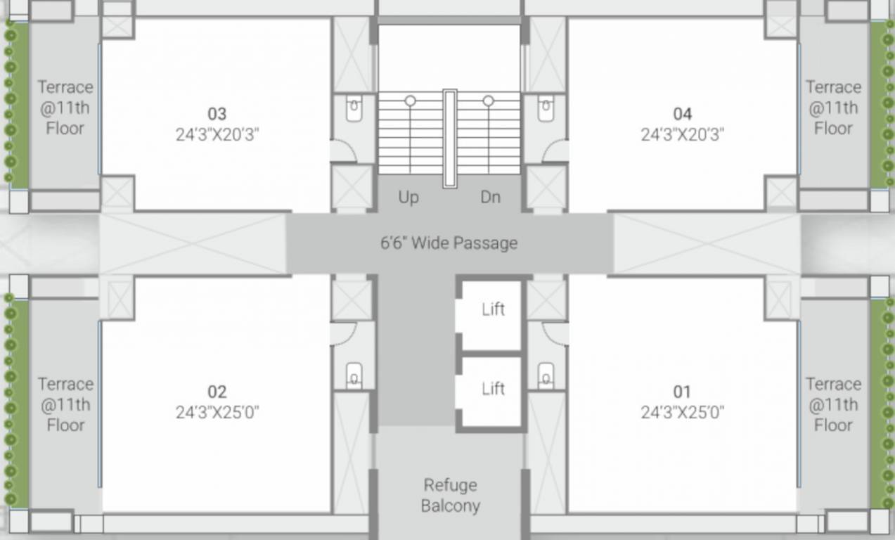 supremus 2 A Cluster Plan For 11th Floor