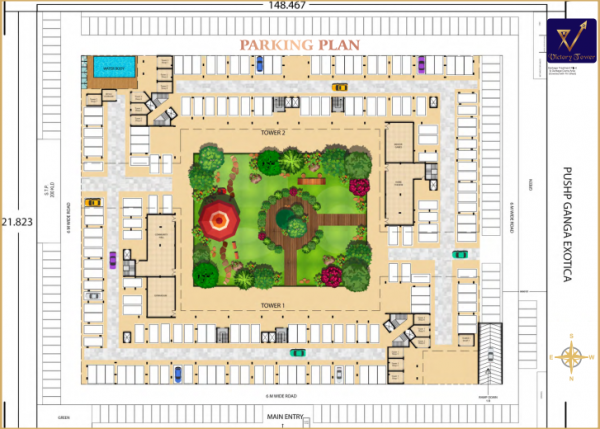  victory-tower Tower 2 Basement Cluster Plan