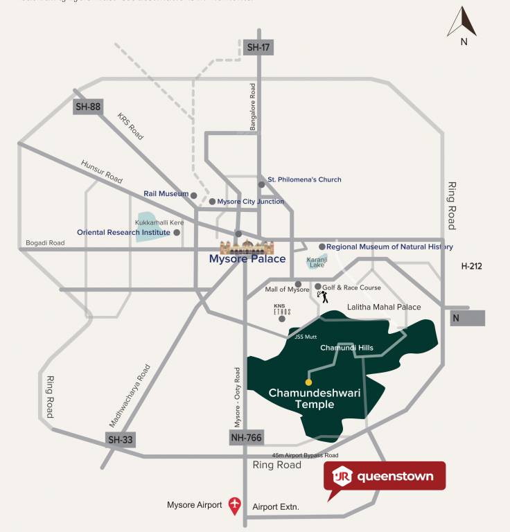 queenstown Location Plan