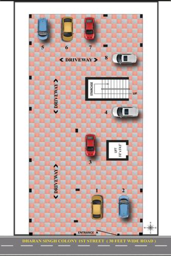  roseline-castle Eeshani Roseline Castle Cluster Plan For Car Parking