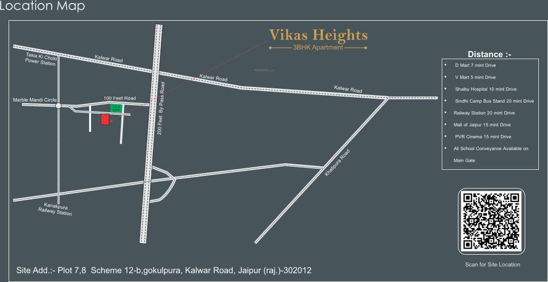  heights 1 Location Plan