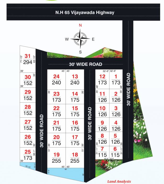  sai akshiktha eastern meadows Layout Plan