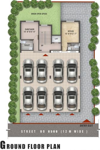  kailash-cooperative-housing-society Kailash Cooperative Housing Society Cluster Plan For Ground Floor