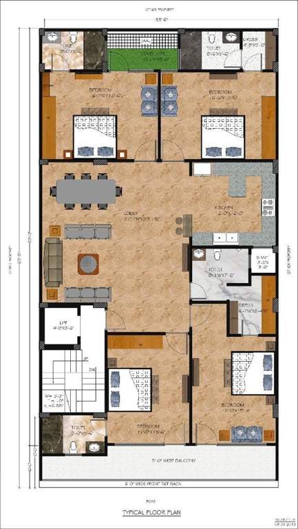  dreams homes Cluster Plan