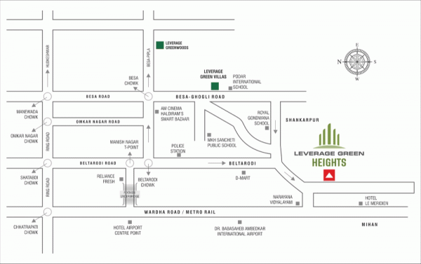 Location Plan leverage-green-heights Location Plan