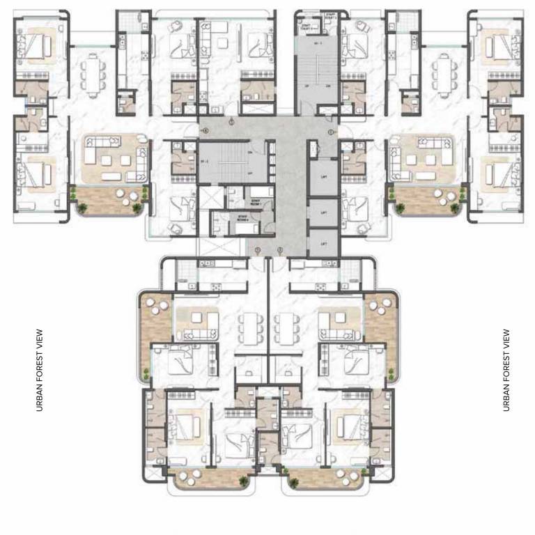 acenza Wing B Cluster Plan