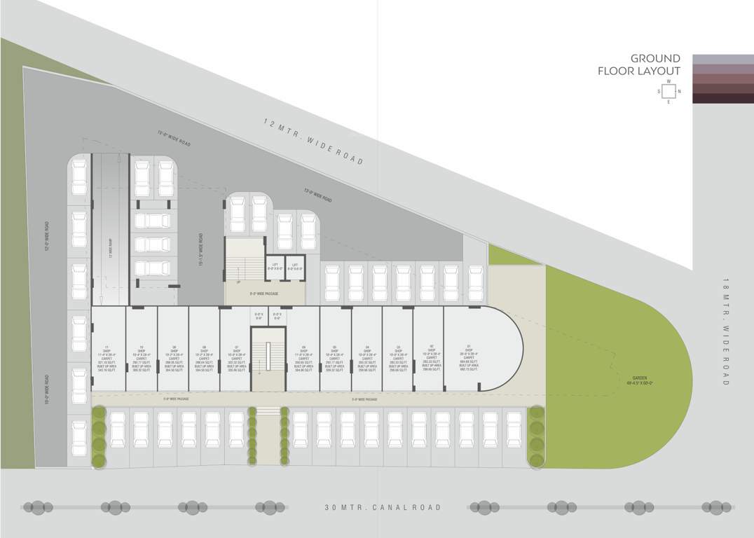  majestic heights Majestic Heights Cluster Plan for ground Floor
