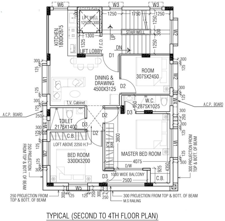 matrika individual project Matrika Individual Project Cluster Plan From 2nd To 4th Floor