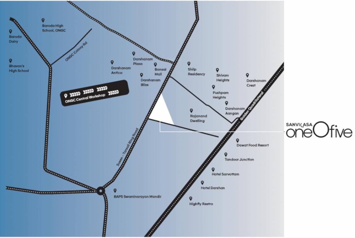 sanvi casa 105 Location Plan