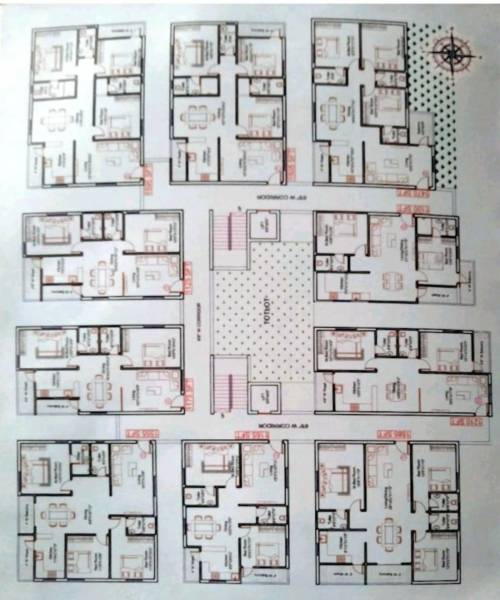  heights Alpha Heights Cluster Plan from 1st to 5th Floor