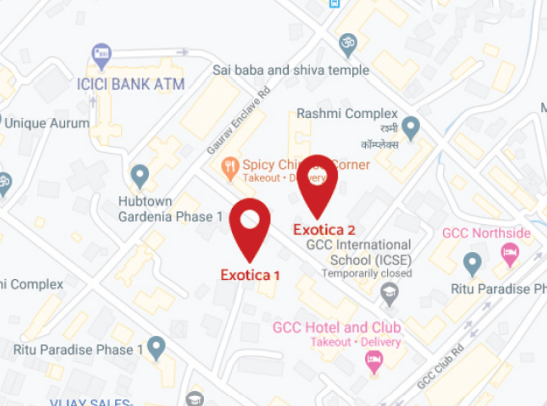  exotica ii Location Plan