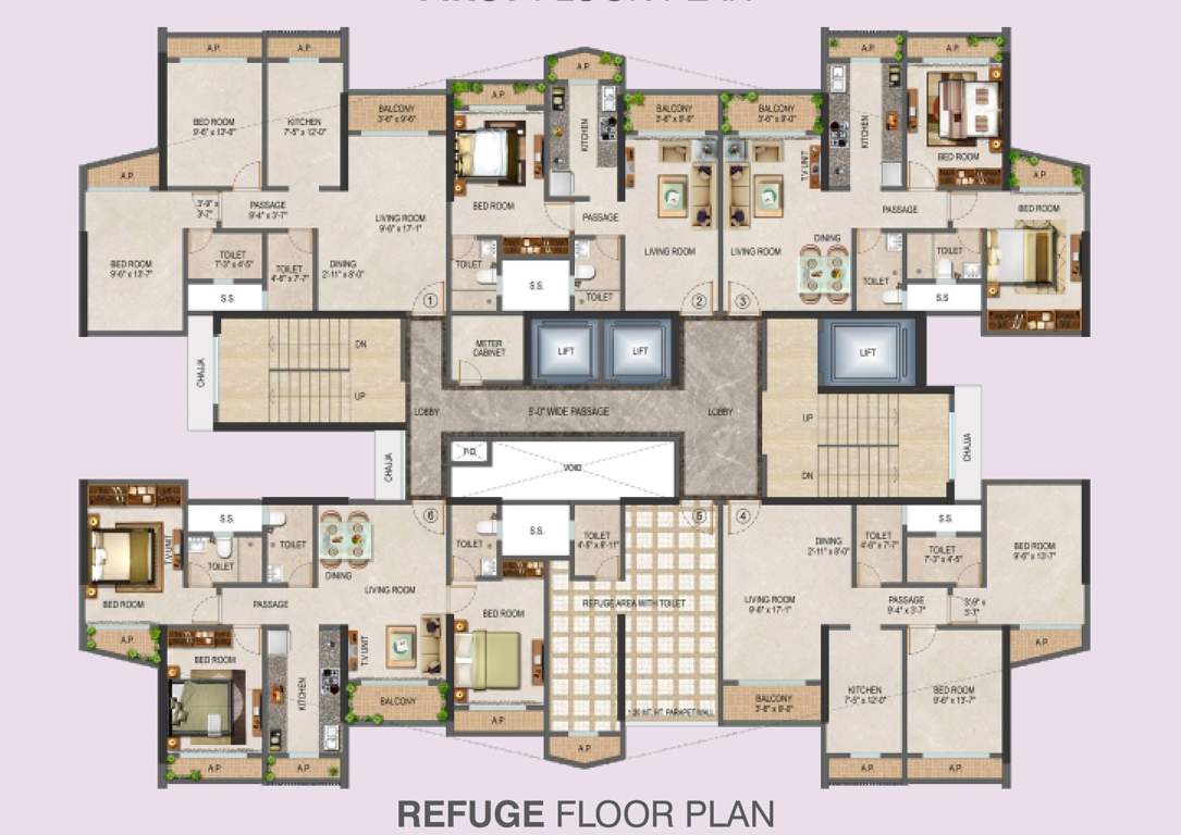  exotica Exotica II Cluster Plan For Refuge Floor