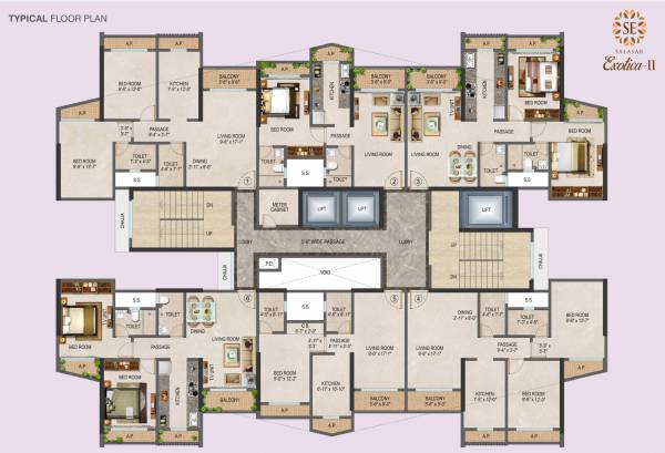  exotica Exotica II Typical Cluster Plan