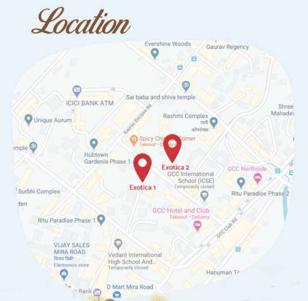  exotica Location Plan