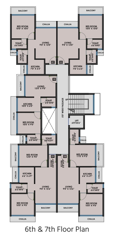  chalet Chalet Cluster Plan