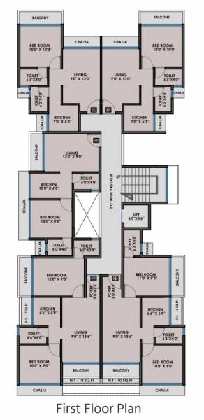  chalet Chalet Cluster Plan