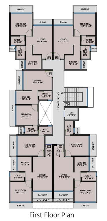 chalet Chalet Cluster Plan