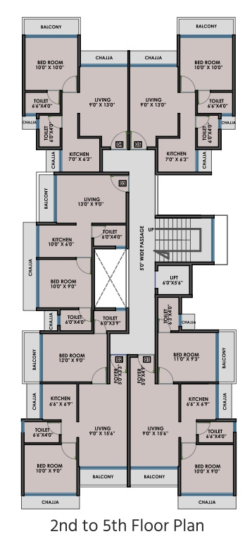  chalet Chalet Cluster Plan