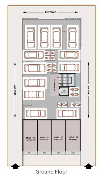  chalet Chalet Cluster Plan
