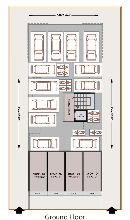  chalet Chalet Cluster Plan