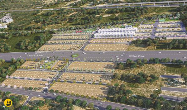 Elevation city-residential-layout-plan Elevation