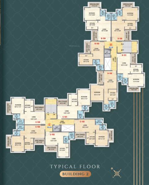  gauri-nandan Wing A Cluster Plan