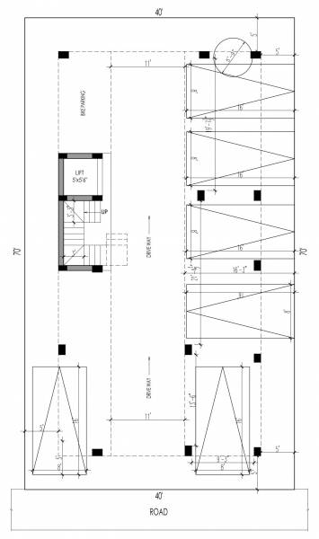  flats MK Flats Cluster Plan For Ground Floor