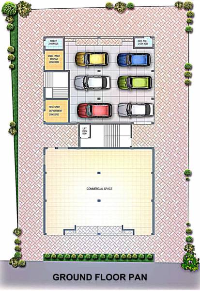  narayani Narayani Cluster Plan for ground Floor