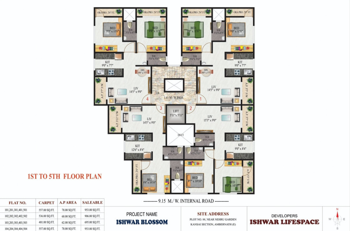  blossom Ishwar Blossom Cluster Plan