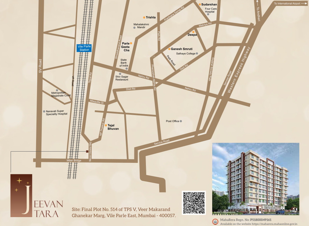  jeevan tara chs ltd Location Plan