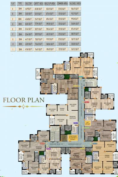 Kalpotoru Residency Typical Cluster Plan kalpotoru-residency Kalpotoru Residency Typical Cluster Plan