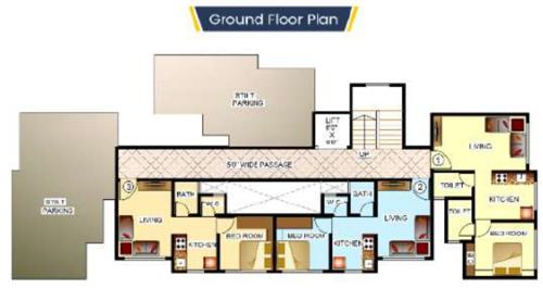  siddhivinayak-apartment Ground Floor Siddhivinayak Apartment Cluster Plan