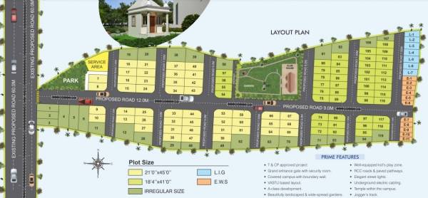  kasturi-milestone Layout Plan