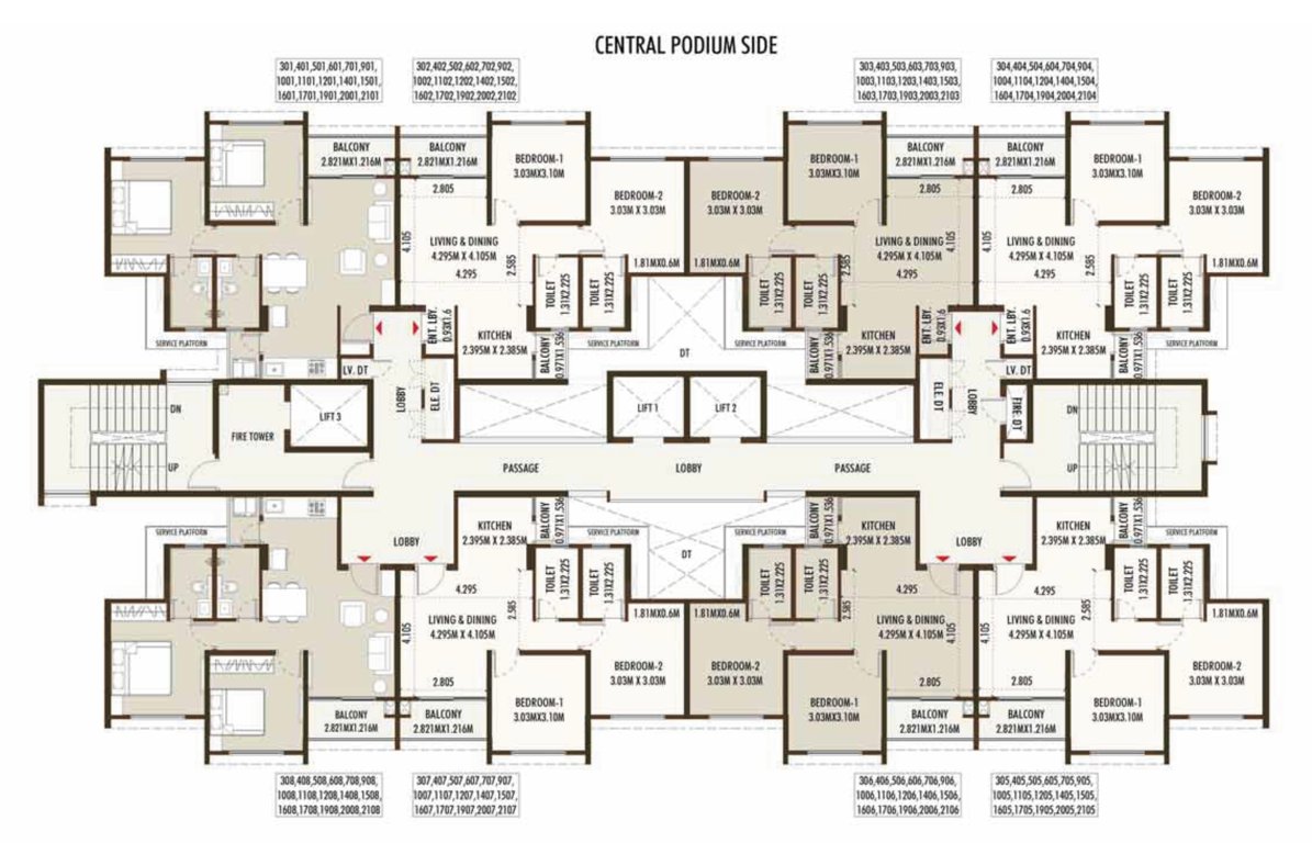life republic sector r10 10th avenue universe phase v Building E Cluster Plan