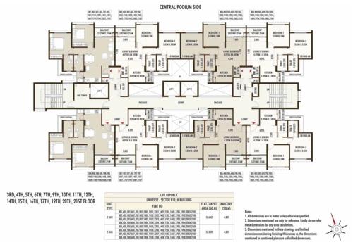  life-republic-sector-r10-10th-avenue-universe-phase-v Building E Cluster Plan