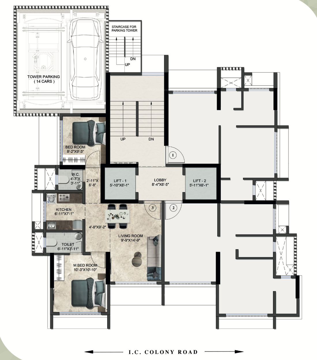  glory apartments Glory Apartments Cluster Plan