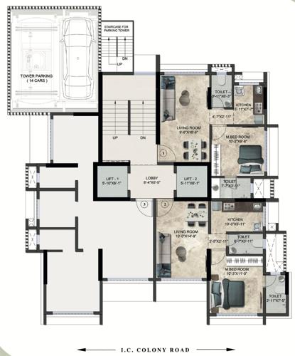  glory-apartments Glory Apartments Cluster Plan