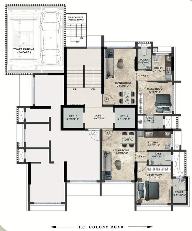  glory apartments Glory Apartments Cluster Plan