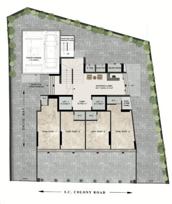  glory-apartments Glory Apartments Cluster Plan