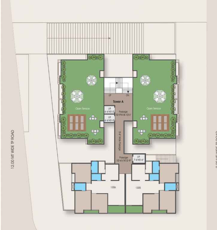  skydeck Block A Cluster Plan For 13th Floor