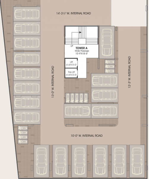 Block A Cluster Plan For Basement skydeck Block A Cluster Plan For Basement