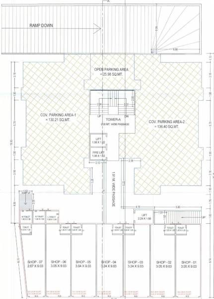 Block A Cluster Plan For Ground Floor skydeck Block A Cluster Plan For Ground Floor