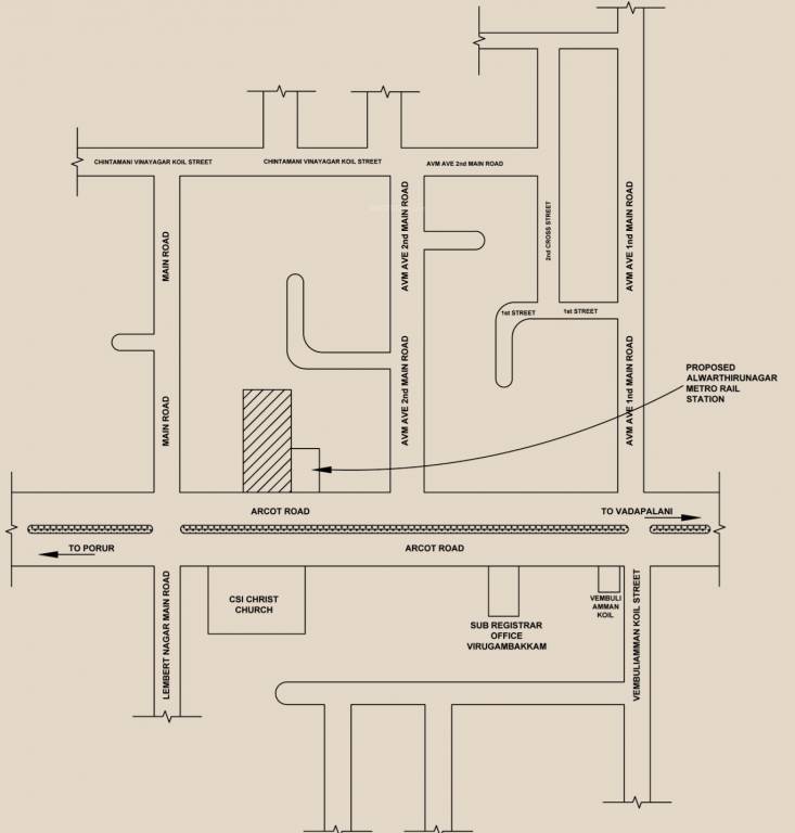  metro heights Location Plan