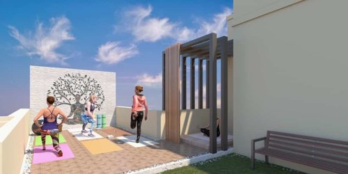  kalyan-aashiyana Yoga/ Meditation Area